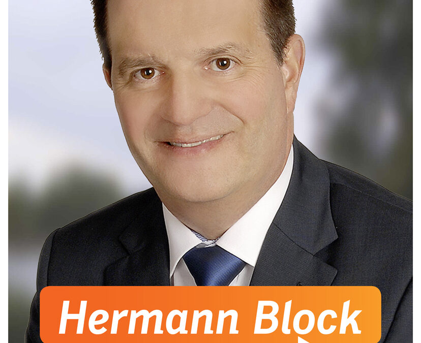 Glückwunsch an Hermann Block