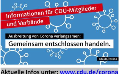 Die Ausbreitung von Corona verhindern — Es kommt auf ALLE an