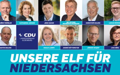“Unsere Elf”. Kandidatinnen und  Kandidaten für die Landtagswahl