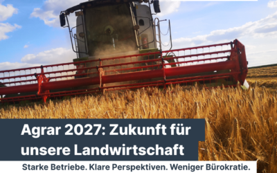 CDU-Landesverband Oldenburg beschließt Positionspapier „Agrar 2027“